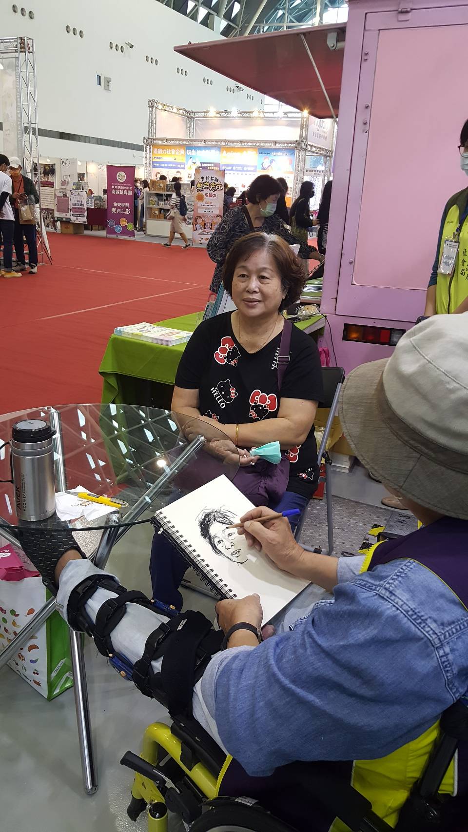 高雄展覽館-樂齡展高雄館現場人像速寫